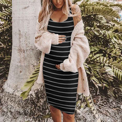 Vestido Premamá a Rayas - Comodidad y Estilo - Image 5