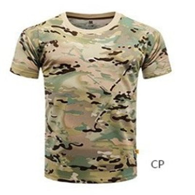 Playera Táctica Camuflaje Secado Rápido con Malla Transpirable - Image 4
