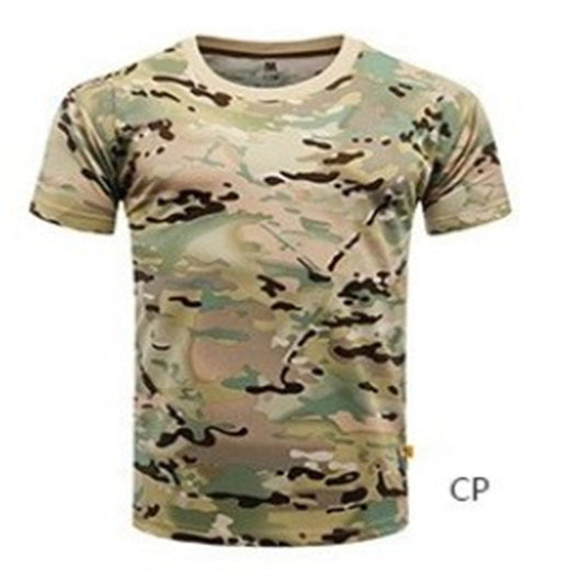 Playera Táctica Camuflaje Secado Rápido con Malla Transpirable - Image 4
