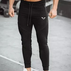 Pantalones Casuales Fitness de Algodón Stretch con Protección