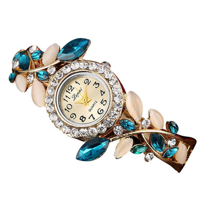 Reloj Pulsera Mujer Cristal Multicolor con Diamantes - Image 6