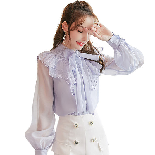 Blusa de Gasa Larga para Mujer - Image 3