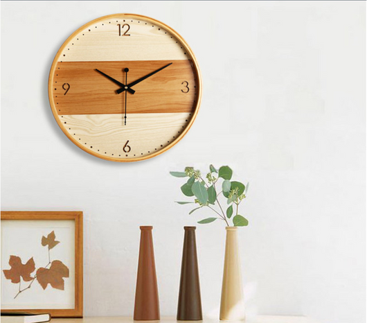 Reloj de Pared Minimalista en Madera Maciza - Image 6