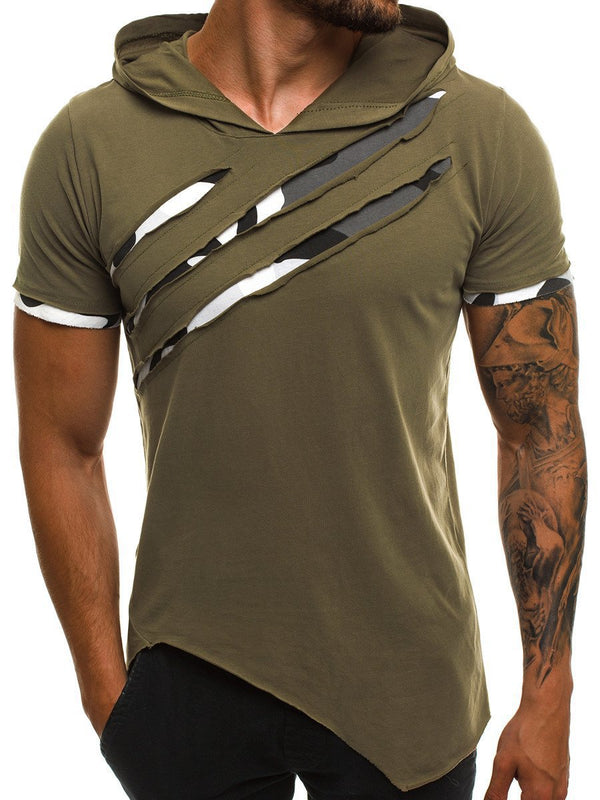 Playera Personalizada de Fitness con Pliegues en Mangas Cortas - Image 6