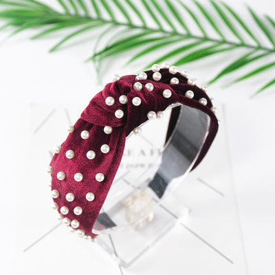 Diadema de Terciopelo Perla con Nudo Decorativo - Image 21