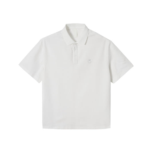 Polo Shirt Perla con Textura Embossing para Hombre - Image 5