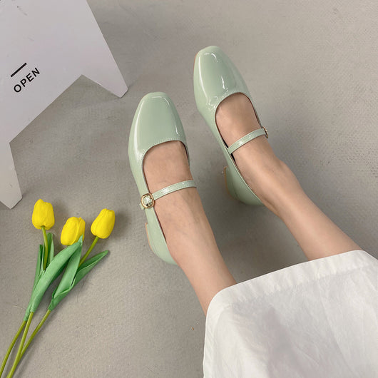 Zapatos de Tacón Cuadrado Grueso para Mujer - Image 35