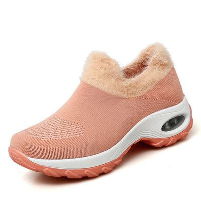 Zapatos de Algodón para Mujer con Forro de Cachemira