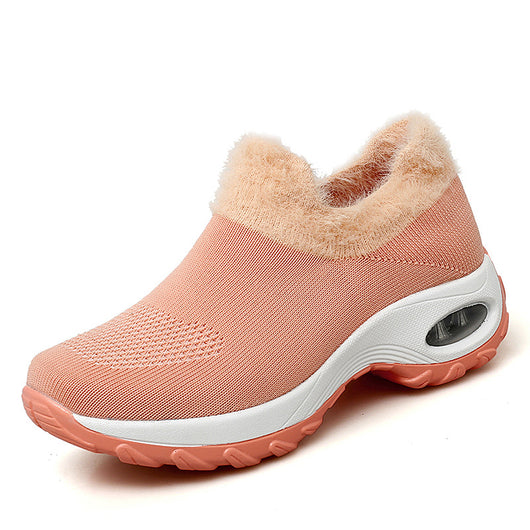 Zapatos de Algodón para Mujer con Forro de Cachemira