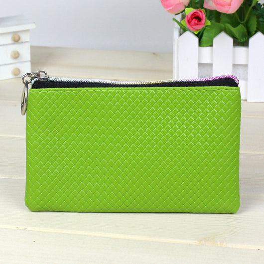 Monedero Mini Multicolor de PU con Cierre - Bolsa Compacta para Monedas y Tarjetas - Image 9