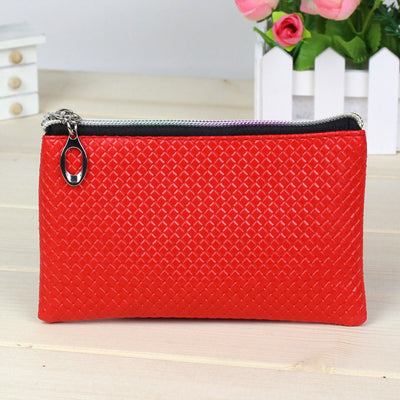 Monedero Mini Multicolor de PU con Cierre - Bolsa Compacta para Monedas y Tarjetas - Image 5