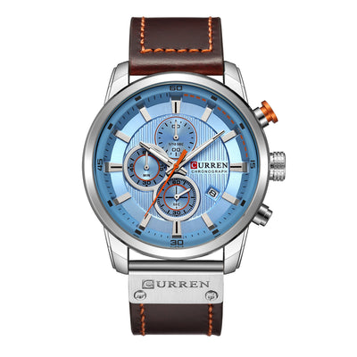 Reloj Deportivo Militar Cronógrafo Impermeable Cuero Premium Lujo - Image 10