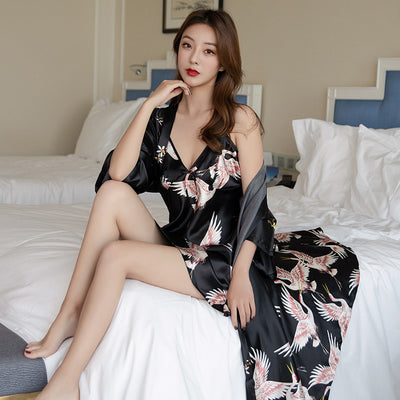 Pijamas para Parejas Transpirables - Primavera, Verano y Otoño - Image 22