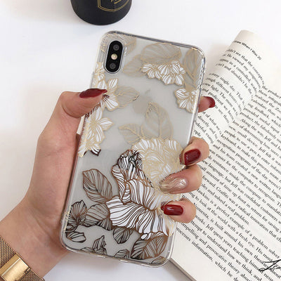 Funda para celular con diseño de hoja de plátano y acabado bronceado - Image 21