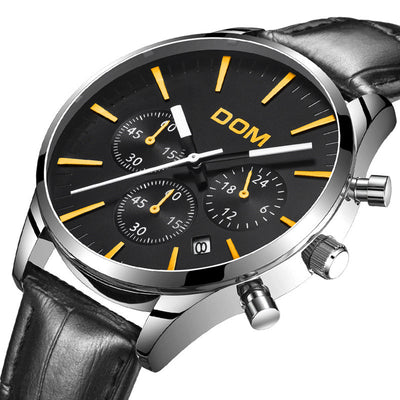 Reloj de Hombre Cronógrafo Triple Carátula con Correa - Image 7