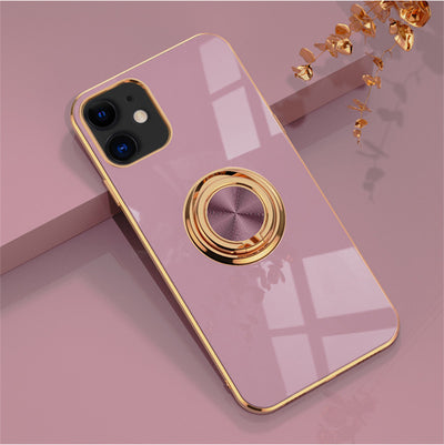Funda de Silicona Premium para iPhone 12, 12 Pro, 12 mini, 11 Pro Max - Protección Elegante con Acabado Metalizado - Image 8