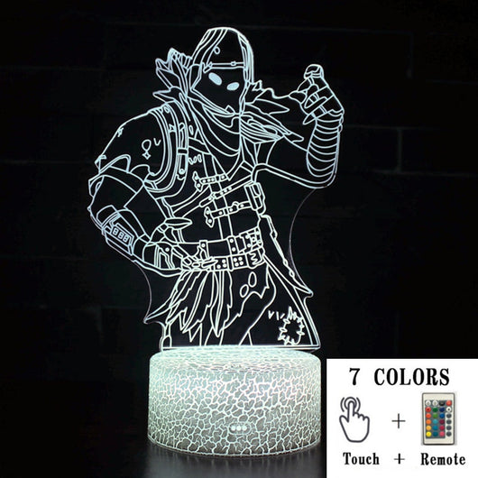 Lámpara Proyectora LED Fortnite Battle Royale - Luz Nocturna Táctica Scar RPG - Image 19