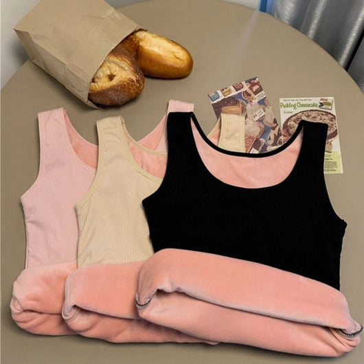 Camiseta Térmica Ajustada con Relleno para Mujer - Color Liso - Image 15