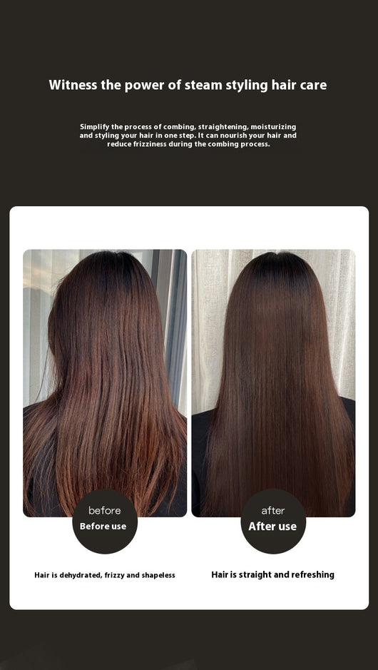 Peine Alisador de Vapor Golden Rice - Hidratación Profunda y Anti-Frizz - Image 17