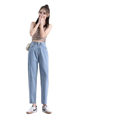 Jeans Holgados de Cintura Alta en Tencel - Comodidad Total - Image 4
