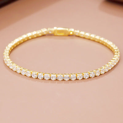 Pulsera de Plata Esterlina con Zirconia Hip Hop para Mujer - Image 4