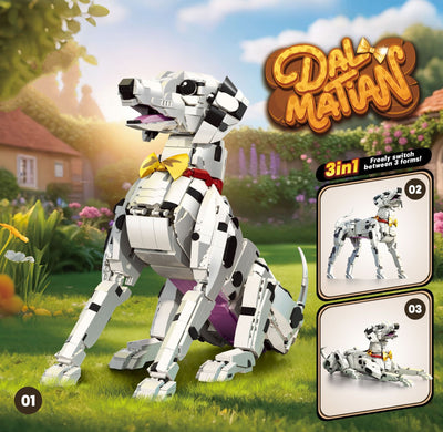 Bloques de Construcción Educativos Perrito Manchado para Niños