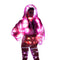 Chaqueta LED de Piel de Zorro Multicolor para Presentaciones