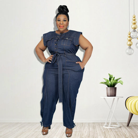 Mono Denim Casual Lavado Verano