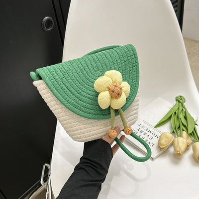 Bolsa de Paja con Flores para Mujer - Estilo Verano - Image 19