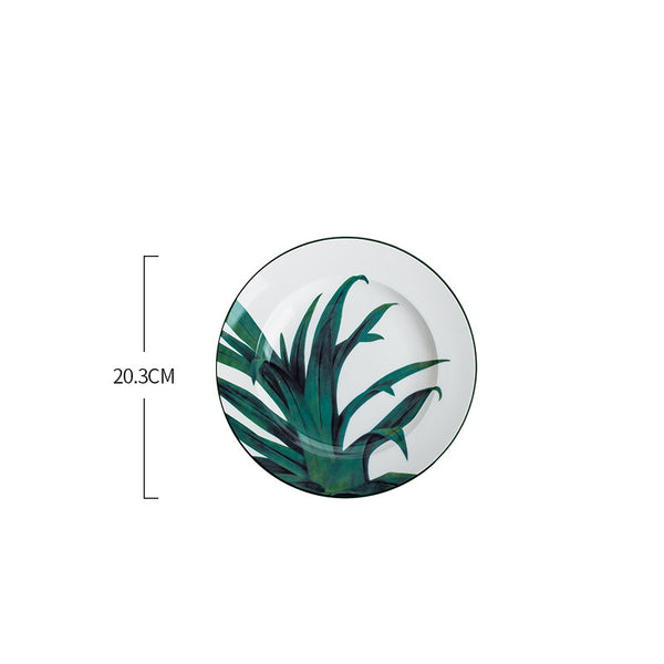 Plato de Cerámica Selva Tropical
