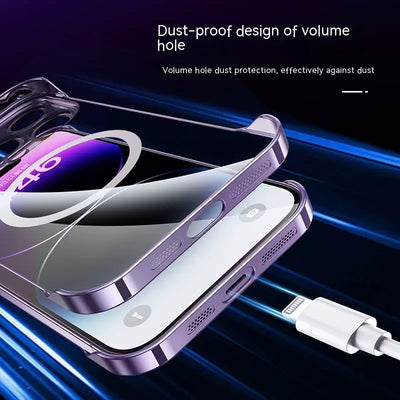 Funda Magnética Antipolvo con Marco Electrochapado para Smartphone - Image 12