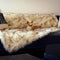 Cama para Perro Impermeable y Lavable - Sofá Cómodo Blanco con Detalles Café