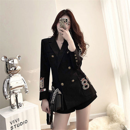 Conjunto de Dos Piezas con Blazer Bordado - Tendencia Fashion - Image 8