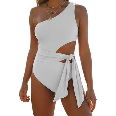 Traje de Baño de Una Manga con Control Abdominal - Image 3