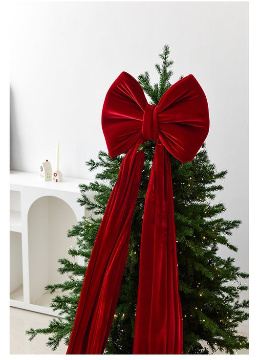 Moño Navideño de Terciopelo Tamaño Grande - Image 32