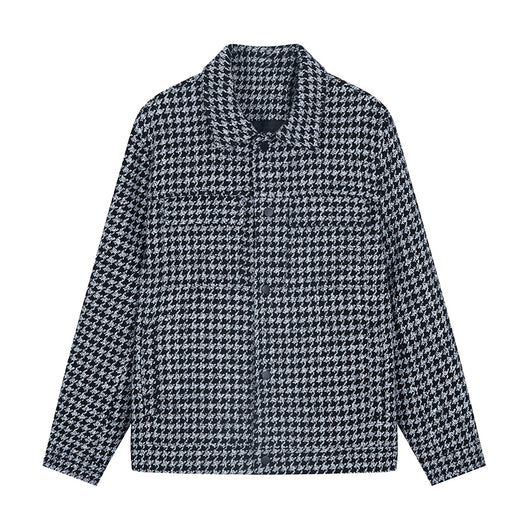 Abrigo Corto de Lana Suelta para Hombre - Estilo Casual - Image 5