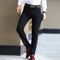 Pantalones Casuales de Algodón y Lino para Hombre - Corte Slim Recto