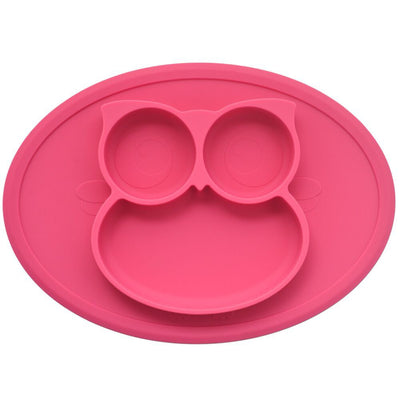Plato Infantil de Silicona Integrada Grado Alimenticio - Bandeja Antideslizante para Niños - Image 7