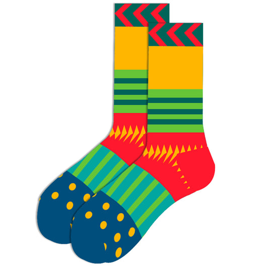 Calcetines Navideños para Hombre - Diseño Alce y Papá Noel en Algodón Premium - Image 29