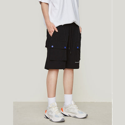 Shorts Casuales de Verano con Cordón Elástico y Bolsillos Japoneses - Image 3