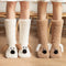 Calcetines Térmicos Antideslizantes con Diseño de Perrito para Mujer