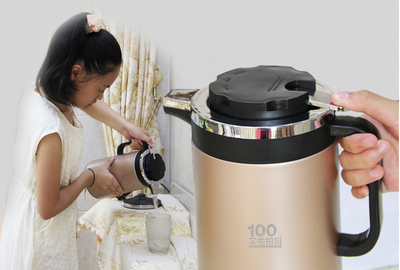 Hervidor Eléctrico Mini Doble Aislamiento Acero Inoxidable 1.8L - Image 3