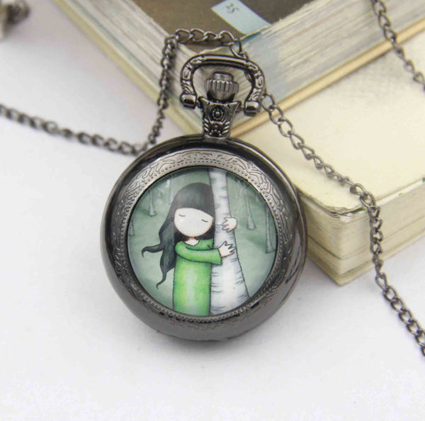 Reloj de Bolsillo Ángel para Mujer - Diseño Clásico y Elegante - Image 11