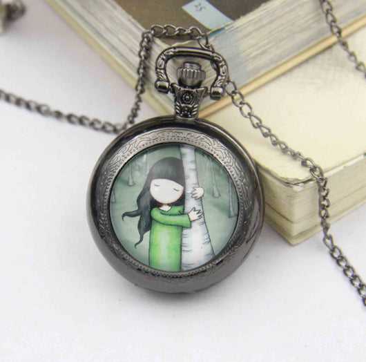Reloj de Bolsillo Ángel para Mujer - Diseño Clásico y Elegante - Image 11