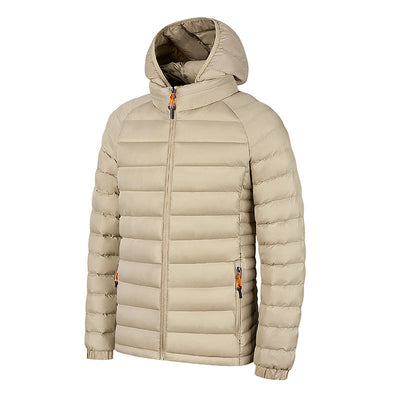 Chaqueta Ligera con Capucha para Hombre - Abrigo Cálido Portátil con Bolsillos - Image 17