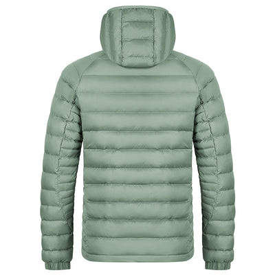 Chaqueta Ligera con Capucha para Hombre - Abrigo Cálido Portátil con Bolsillos - Image 2