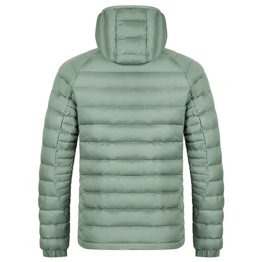 Chaqueta Ligera con Capucha para Hombre - Abrigo Cálido Portátil con Bolsillos - Image 2
