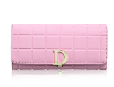 Cartera Larga de Cuadros para Mujer - Clutch de Alta Calidad - Image 13