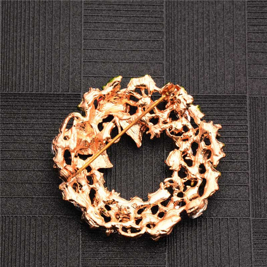 Broche Navideño Elegante con Alfiler de Seguridad - Image 3