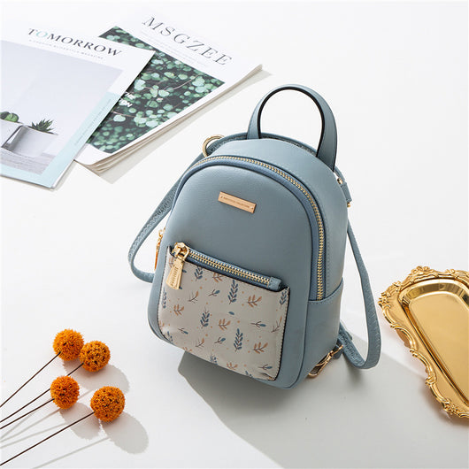 Mochila Versátil con Estampado y Doble Compartimento de Cierre - Image 4